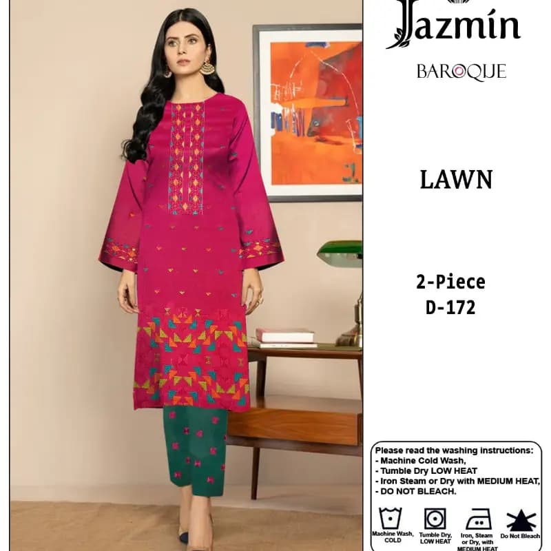 Lawn Cotton Heavy Embroidered 2PC Suit

2piece suits With patches, Nike, Front, Aor Bazuon pr Heavy Embroidery hoe ha. Kamiz- 3 gaz Trouser- 2.5 gaz 3D. Fashion Studio Faislabad +923425977722 Wholesale Dealer Faislabad