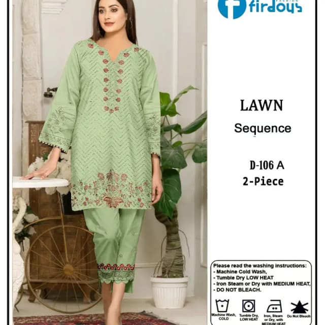 Lawn Cotton Heavy Embroidered 2PC Suit
2piece suits With patches, Nike, Front, Aor Bazuon pr Heavy Embroidery hoe ha. Kamiz- 3 gaz Trouser- 2.5 gaz