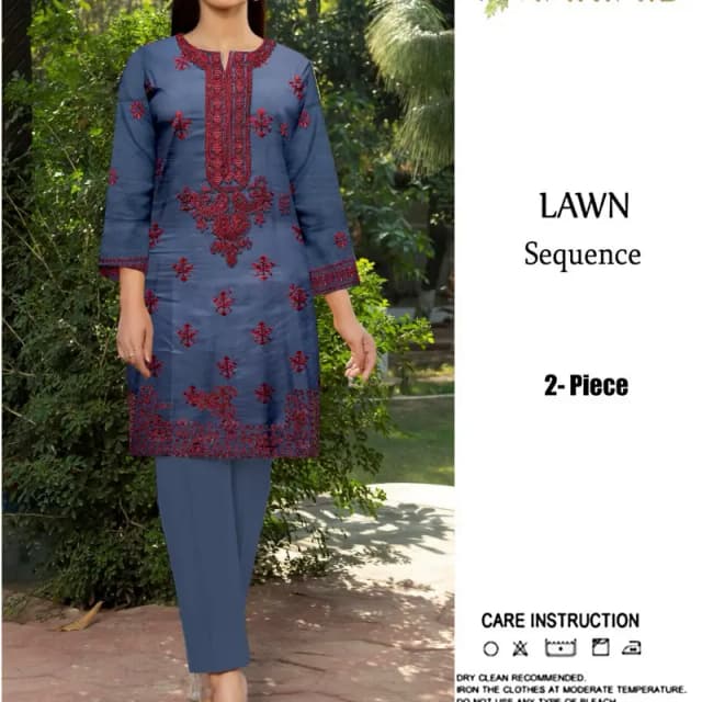 Lawn Cotton Heavy Embroidered 2PC Suit
2piece suits With patches, Nike, Front, Aor Bazuon pr Heavy Embroidery hoe ha. Kamiz- 3 gaz Trouser- 2.5 gaz 3D. Fashion Studio Faislabad +923425977722 Wholesale Dealer Faislabad