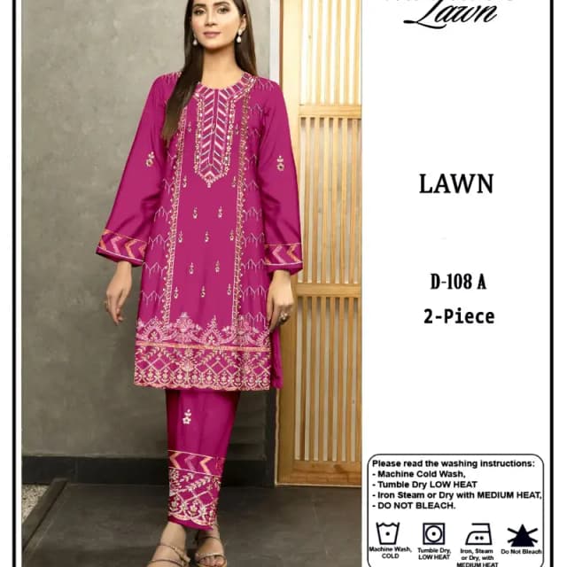 Lawn Cotton Heavy Embroidered 2PC Suit
2piece suits With patches, Nike, Front, Aor Bazuon pr Heavy Embroidery hoe ha. Kamiz- 3 gaz Trouser- 2.5 gaz 3D. Fashion Studio Faislabad +923425977722 Wholesale Dealer Faislabad