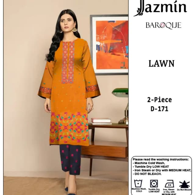 Lawn Cotton Heavy Embroidered 2PC Suit
2piece suits With patches, Nike, Front, Aor Bazuon pr Heavy Embroidery hoe ha. Kamiz- 3 gaz Trouser- 2.5 gaz 3D. Fashion Studio Faislabad +923425977722 Wholesale Dealer Faislabad